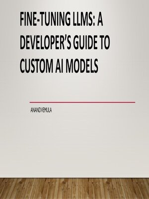 cover image of Fine-Tuning LLMs